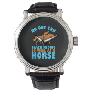 Reloj De Pulsera Regalo ecuestre   Nadie Puede Enseñar A Montar