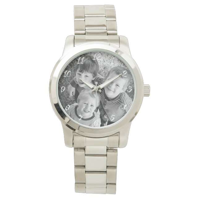 Reloj De Pulsera Regalo fotográfico clásico de Personalizable (Anverso)