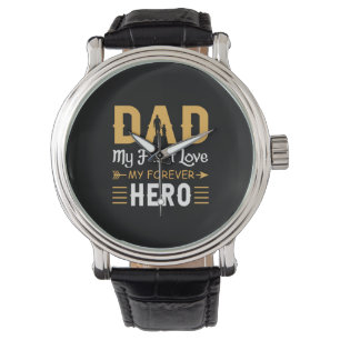 Reloj De Pulsera Regalo para abuelo   Papá mi héroe para siempre
