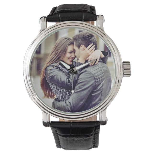 Reloj De Pulsera Regalo romántico | Su foto personal (Anverso)