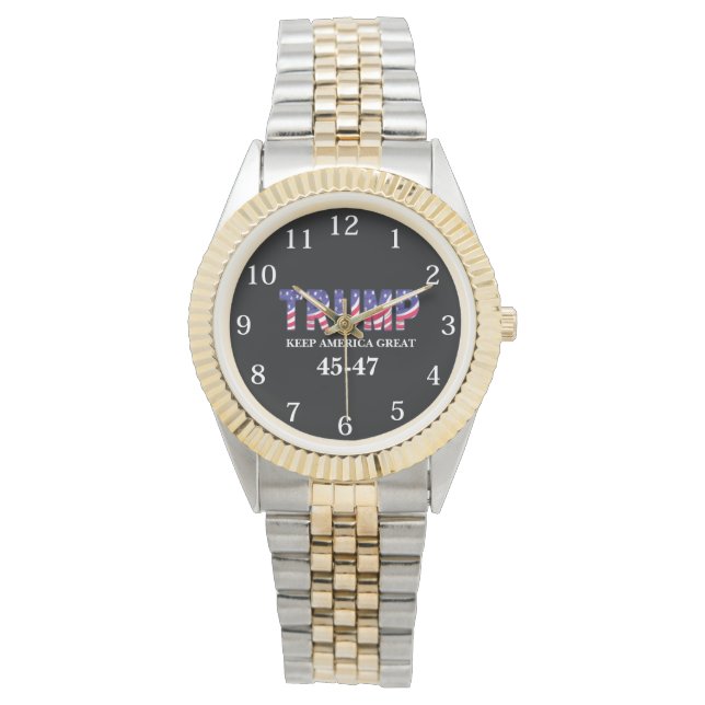Reloj De Pulsera  Regalo Trump 45-47  (Anverso)