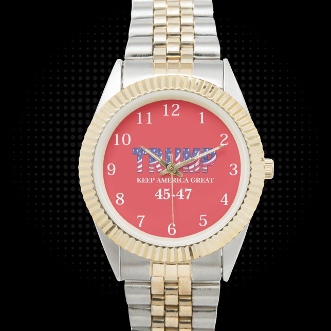 Reloj De Pulsera Regalo Trump 45-47 (Subido por el creador)