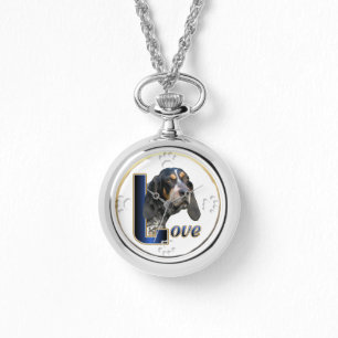 Reloj De Pulsera Regalos de amor de Bluetick Coonhound