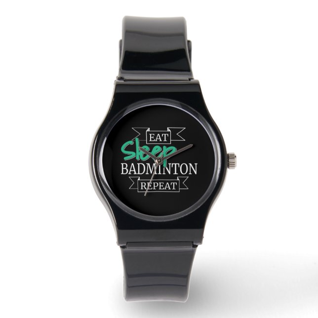 Reloj De Pulsera Regalos de Badminton (Anverso)