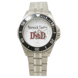 Reloj De Pulsera Regalos de Norwich Terrier Dad
