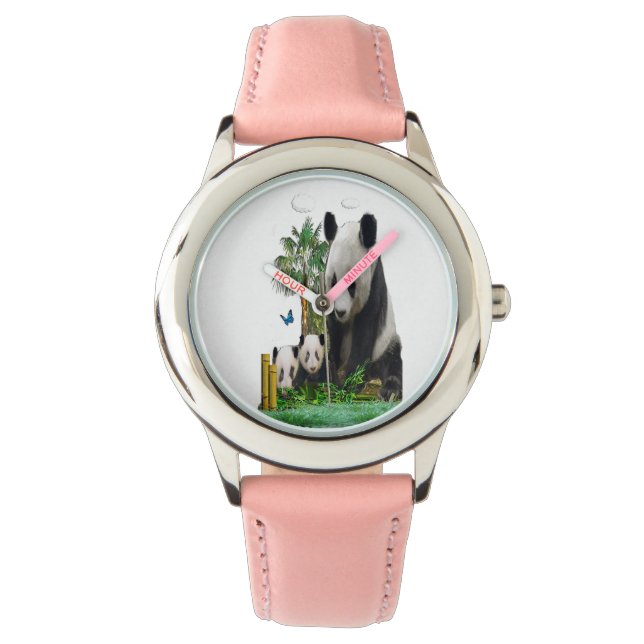 Reloj De Pulsera Regalos de oso de Panda (Anverso)