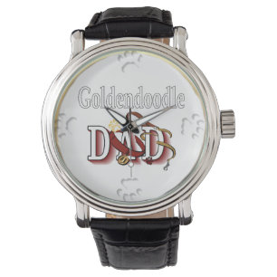 Reloj De Pulsera Regalos de papá de Goldendoodle