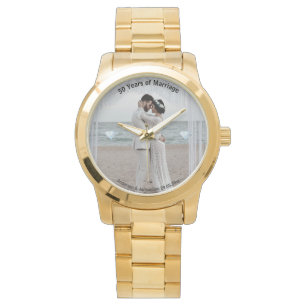 Reloj De Pulsera Regalos del 50° aniversario de personalizar Men's 