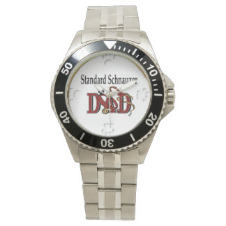 Reloj De Pulsera Regalos estándar de Schnauzer Dad
