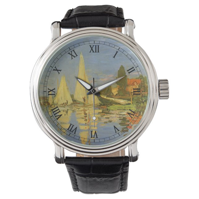 Reloj De Pulsera Regata en Argenteuil de Claude Monet (Anverso)