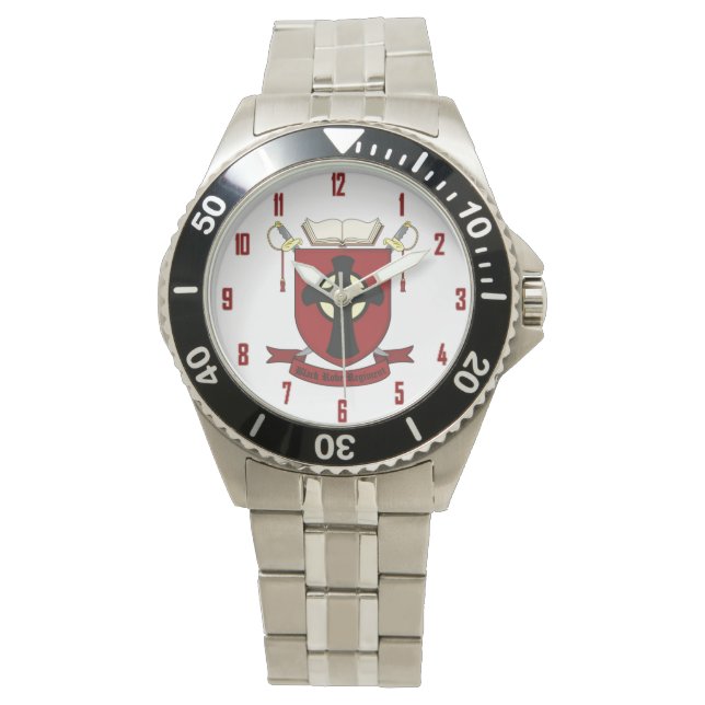 RELOJ DE PULSERA RÉGIMEN DE ROBO NEGRO (Anverso)