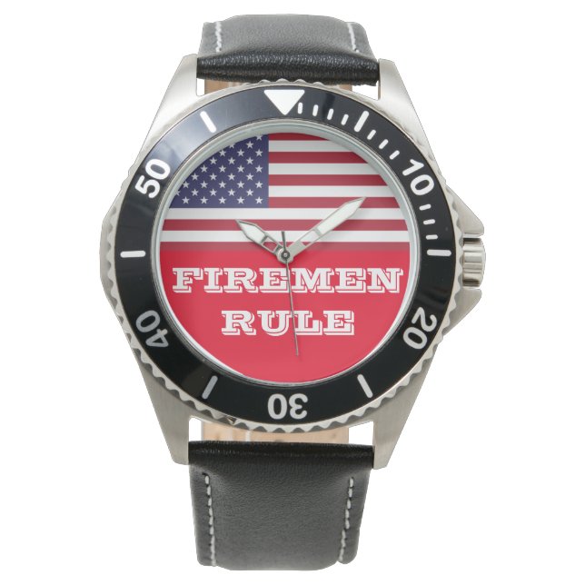 RELOJ DE PULSERA REGLA DE FIREMEN (Anverso)