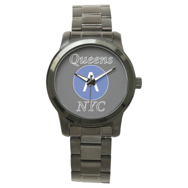 Reloj De Pulsera Reinas tren A de NYC (Anverso)
