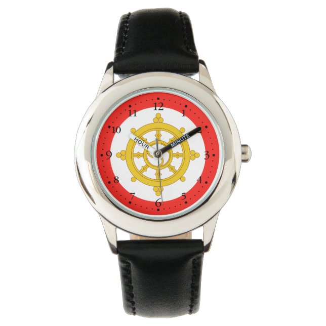 Reloj De Pulsera Reino de la Bandera Sikkim (Anverso)