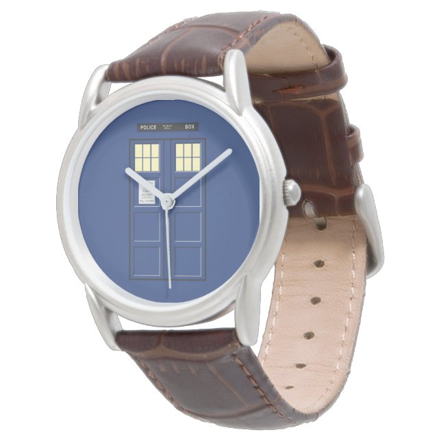 Reloj De Pulsera Reino Unido - Policía Azul - Casilla 1 (Angular)