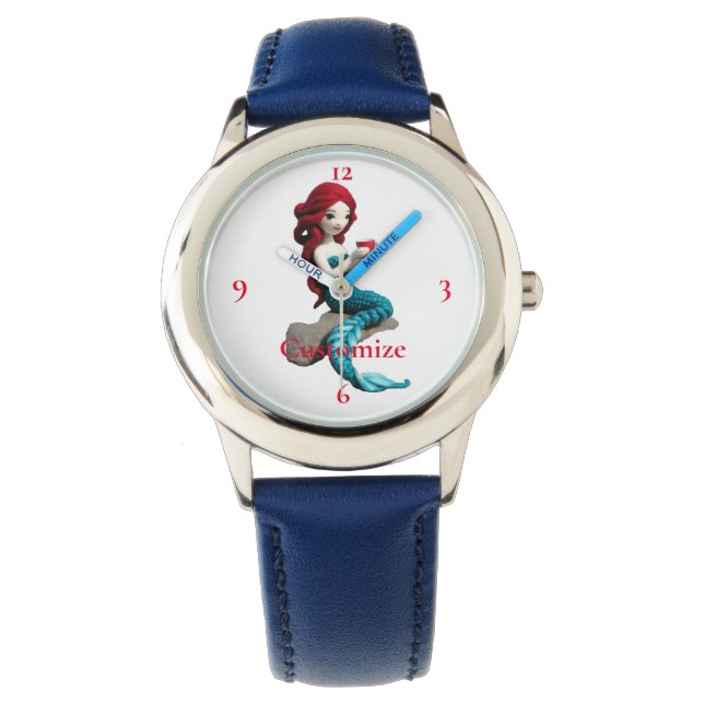 Reloj De Pulsera Relajación De Sirena Con Bebida Thunder_Cove (Anverso)