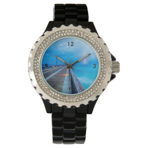 Reloj De Pulsera Relámpago En El Pier Navarre Beach