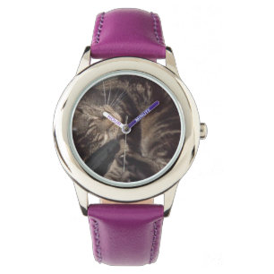 Reloj De Pulsera Relevante Dave Purple Stainless watch