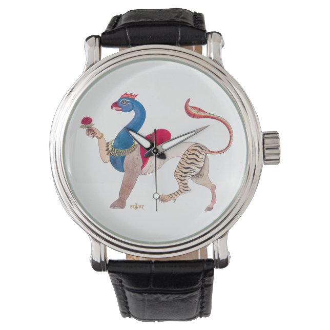 Reloj De Pulsera religi de pintura india de Navagunjara Krishna (Anverso)