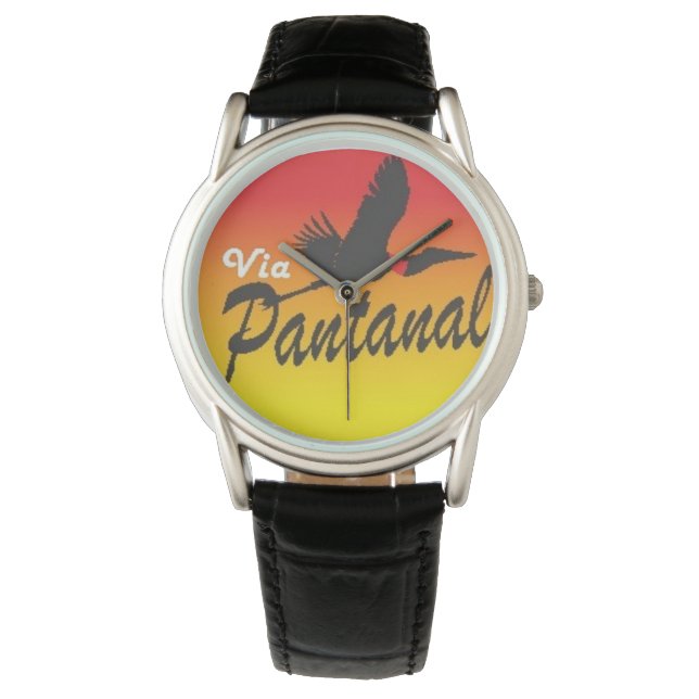 Reloj De Pulsera Relógio clássico Masculino  Via Pantanal (Anverso)