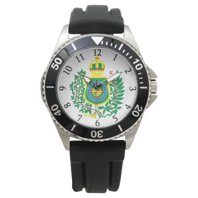 Reloj De Pulsera Relógio com Brasão da Bandeira Imperial (Anverso)