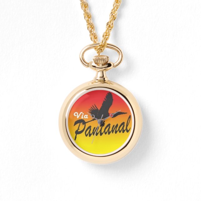Reloj De Pulsera Relógio de Colar para Adultos Via Pantanal (Anverso)