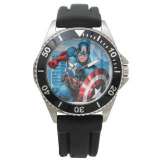 RELOJ DE PULSERA RELOGIO DE PULSO CAPITAO AMERICA