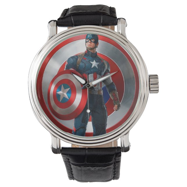 RELOJ DE PULSERA RELOGIO   DO   CAPITAO    AMERICA   (Anverso)
