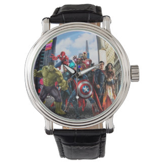 RELOJ DE PULSERA RELOGIO     DOS   SUPER   HEROIS  