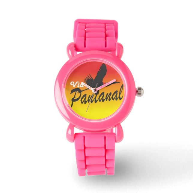 Reloj De Pulsera Relógio Infantil de Plástico (Anverso)