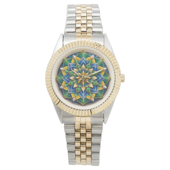 Reloj De Pulsera Relógio Mandala Luxo - 01 (Anverso)