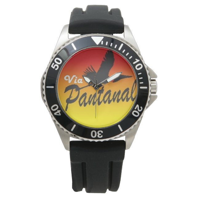 Reloj De Pulsera Relógio Masculino Preto de Aço Inoxidável  (Anverso)