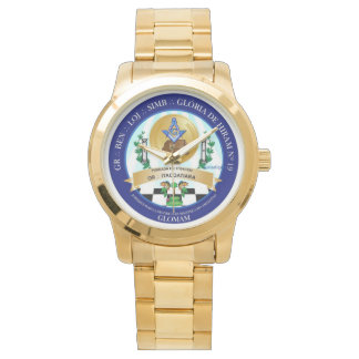 Reloj De Pulsera Relógio Oficial da Loja Maçônica GH19