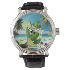 Reloj De Pulsera Relógio Personalizado Diferente Fundo Caipirinha