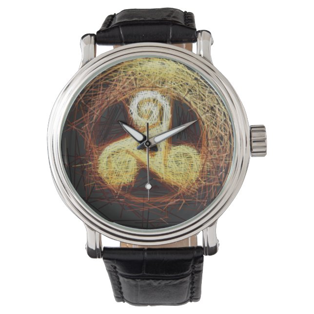 Reloj De Pulsera Relógio Redondo Triscele, Triske (Anverso)