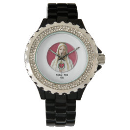 RELOJ DE PULSERA RELOGIO STRASS NS FATIMA