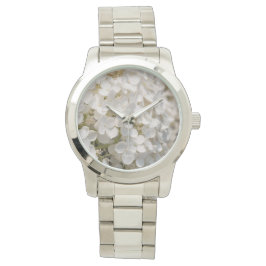 Reloj De Pulsera reloj, flor blanca