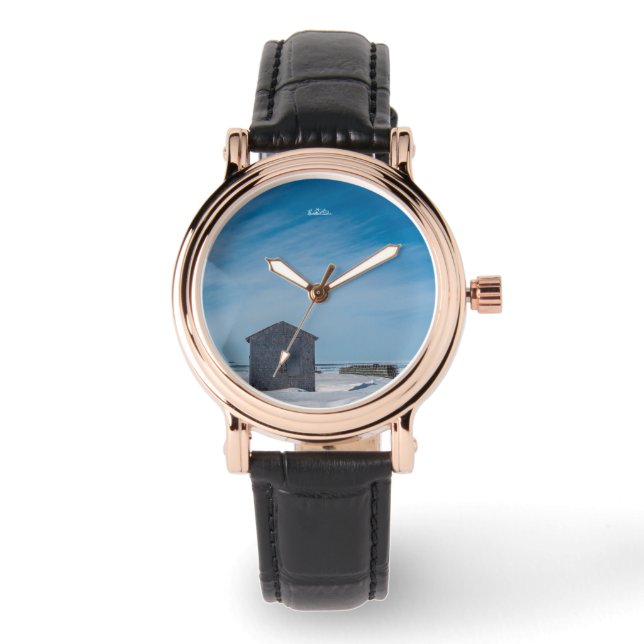 Reloj De Pulsera Reloj, pequeña choza (Anverso)