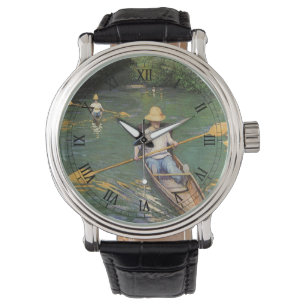 Reloj De Pulsera Remeros de Gustave Caillebotte, Arte Antiguo Fino