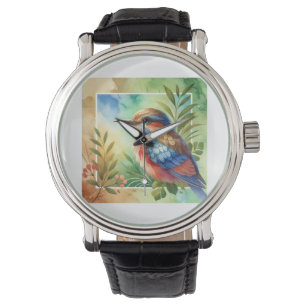 Reloj De Pulsera Remolinera Bird 160724AREF207 - Watercolor