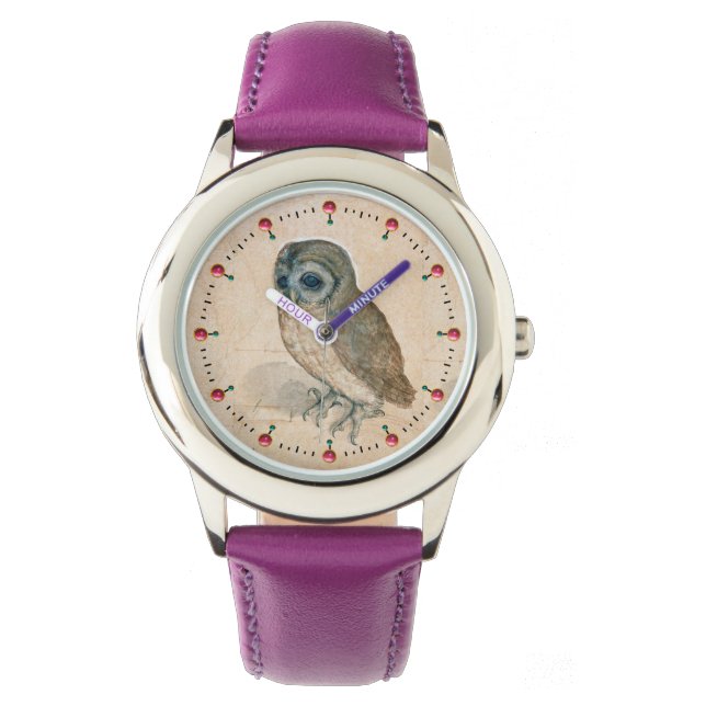 RELOJ DE PULSERA RENAISSANTE DIBUJOS ANIMALES / EL OWL (Anverso)