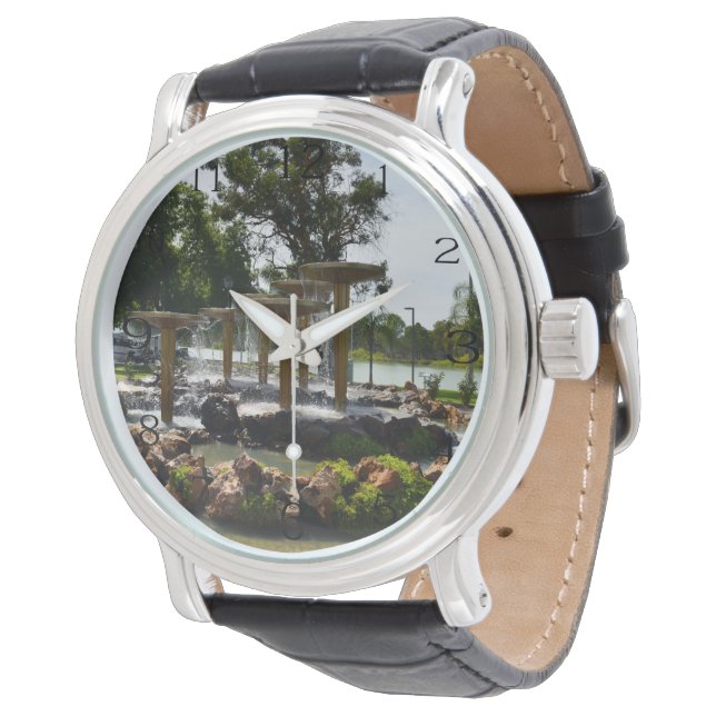 Reloj De Pulsera Renmark: Water Foundation River Murray Australia, (Angular)