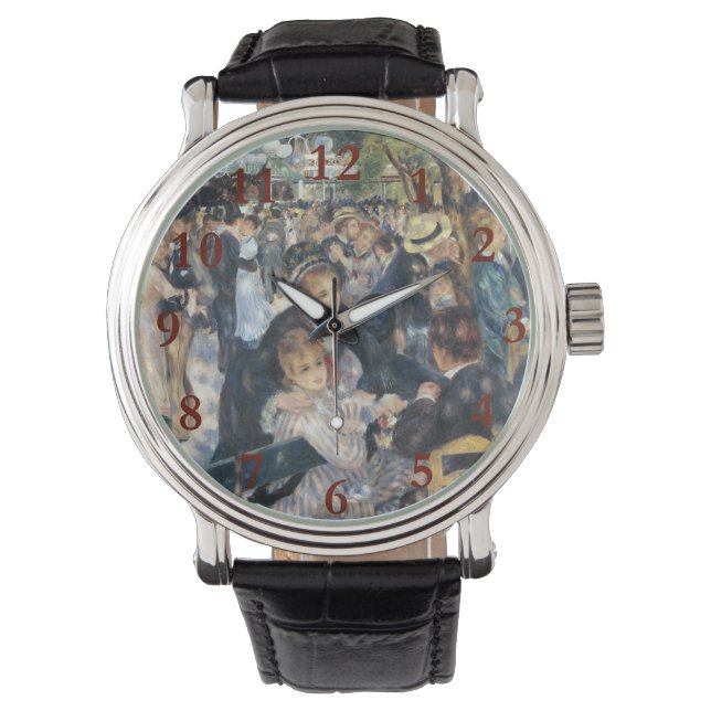 Reloj De Pulsera Renoir Moulin Dance Galette Fiesta (Anverso)