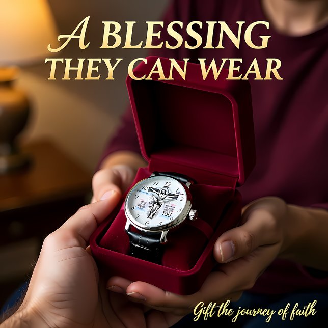 Reloj De Pulsera Representación de Jesús en la cruz (Subido por el creador)