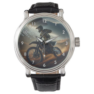 Reloj De Pulsera Representación digital de la competencia MotoCross
