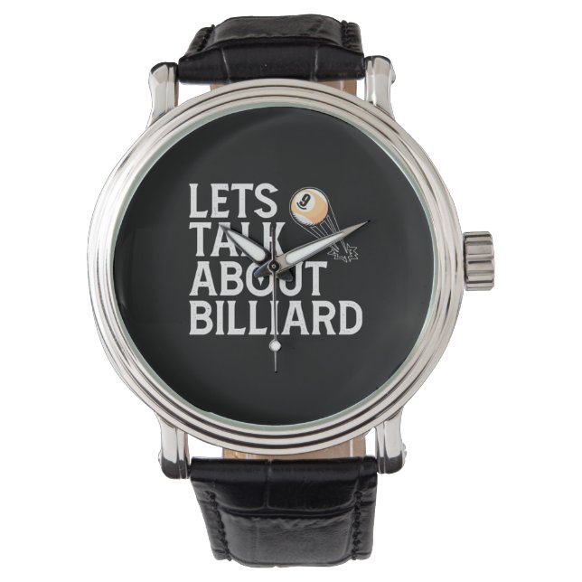 Reloj De Pulsera Reproductor de Billiards | Hablemos De Billiard (Anverso)