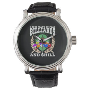Reloj De Pulsera Reproductor de Billiards Jugar A Billetes Y Chil