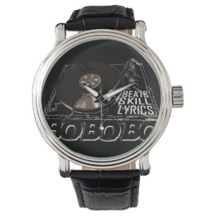 RELOJ DE PULSERA REPRODUCTOR DE REGISTRO DE BO BO BO HIP HOP BEATS 