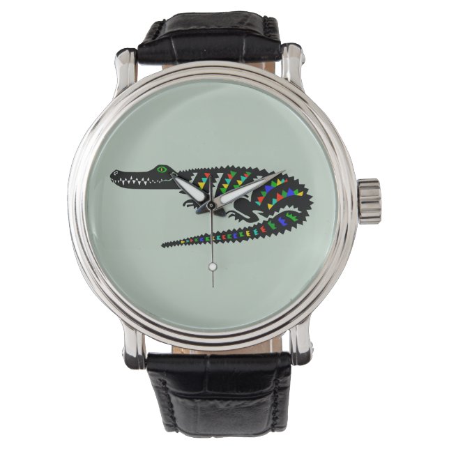 Reloj De Pulsera Reptile - Guay CROCODILE - Vida silvestre - Estado (Anverso)