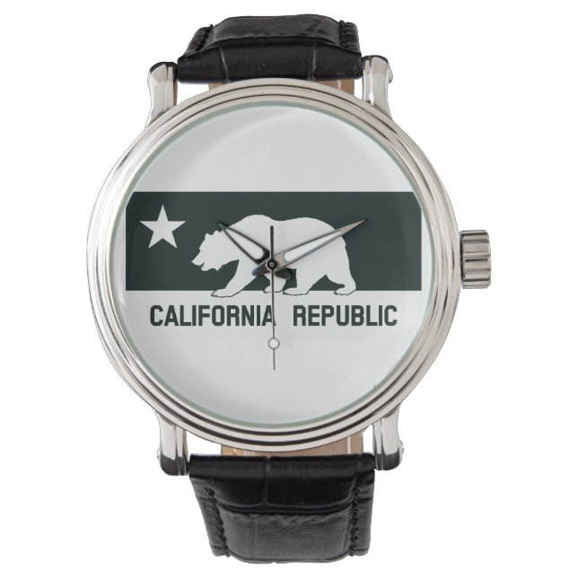 Reloj De Pulsera República California (Anverso)